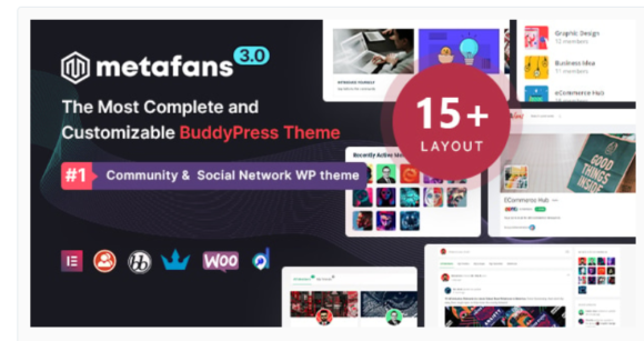 MetaFans - Community & Social Network BuddyPress Theme