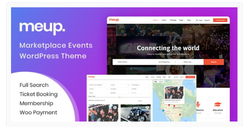 Meup - Event Marketplace WordPress Theme