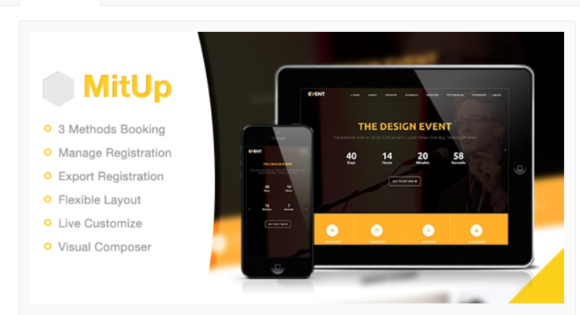 MitUp - Event & Conference WordPress Theme