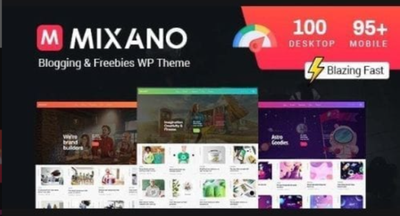 Mixano  – Minimal WordPress Theme