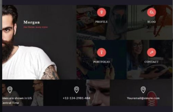 Morgan – Resume, vCard and Profile Theme