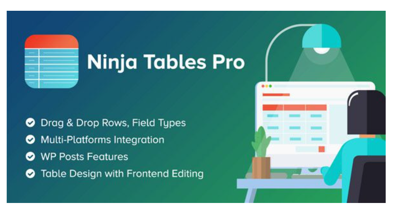 Ninja Tables Pro – WordPress DataTables Plugin