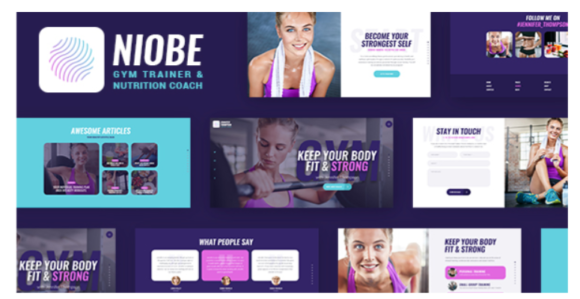 Niobe – Gym Trainer & Nutrition Coach WP Theme