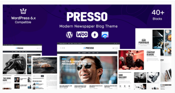PRESSO - Modern Magazine, Newspaper , Viral Theme