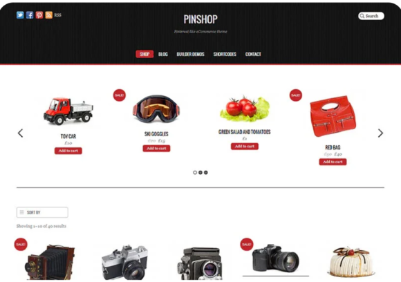 Pinshop - Wordpress Theme