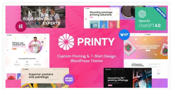 Printy — Print Shop & Design Company WordPress Theme