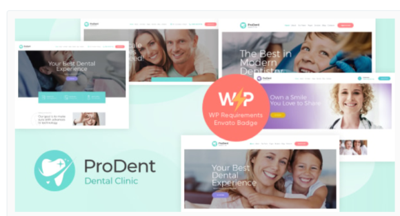 ProDent - Dental Clinic & Doctor WordPress Theme + Elementor