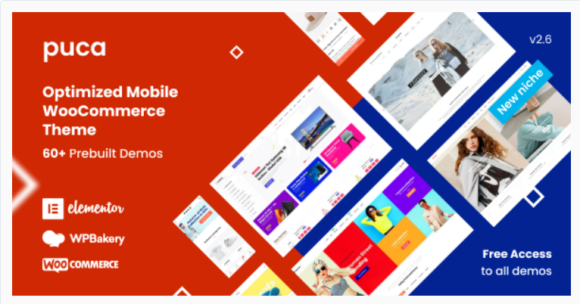 Puca - Optimized Mobile WooCommerce Theme