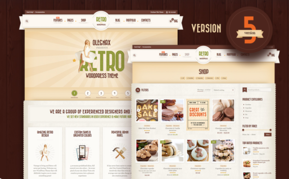 Retro – Vintage WordPress Theme.