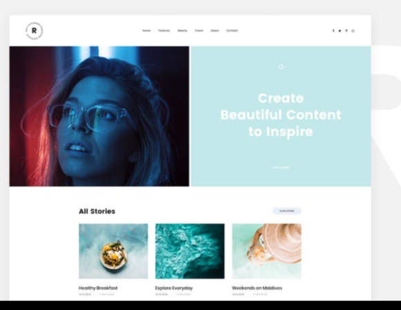 Rima – Personal Blog WordPress Theme
