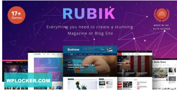 Rubik- A Perfect Theme for Blog Magazine Website