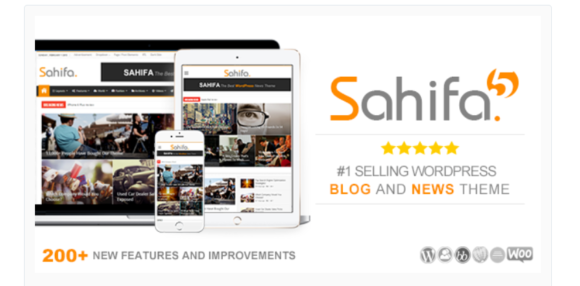 Sahifa - Responsive WordPress News, Magazine, Blog Theme