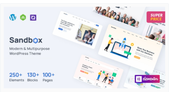 Sandbox - Modern & Multipurpose WordPress Theme