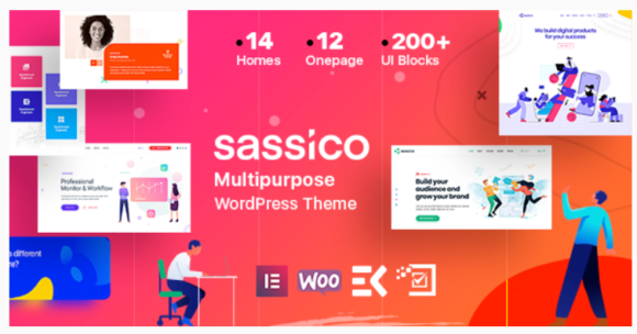 Sassico - Saas Startup Multipurpose WordPress Theme