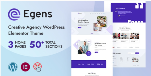 Egens - Creative Agency WordPress Theme