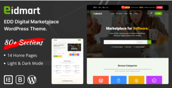 Eidmart | Digital Marketplace WordPress Theme
