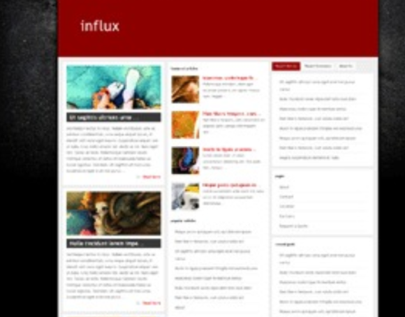 Elegant Themes Influx WordPress Theme