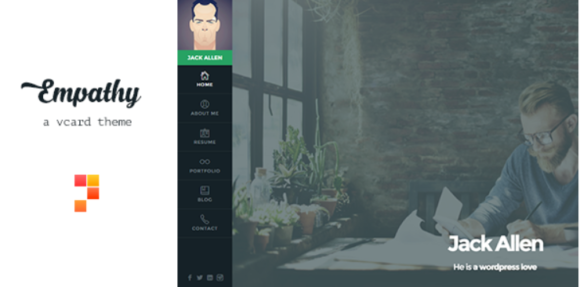 Empathy - A vCard WordPress Theme