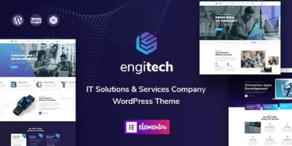 Engitech - IT Solutions & Services WordPress Theme
