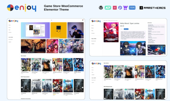 ENJOY - Game Store WooCommerce Theme