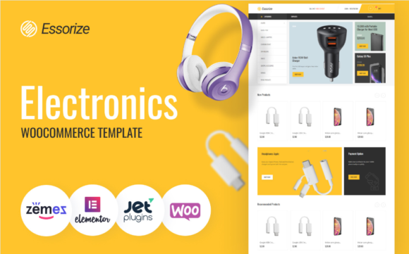 Essorize - Electronics ECommerce Classic Elementor WooCommerce Theme