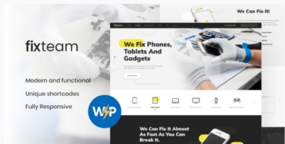 FixTeam | Electronics & Mobile Devices Repair WordPress Theme