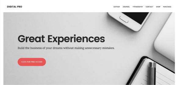 Digital Pro WordPress Photo Theme