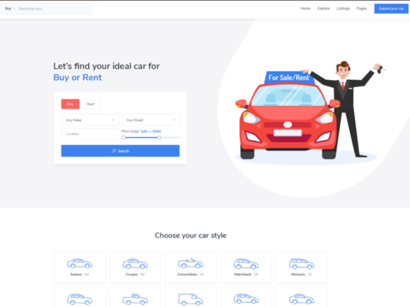 Directorist DCar – Car Directory WordPress Theme