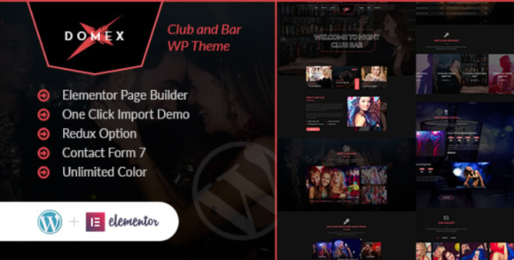Domex - Night Club WordPress Theme