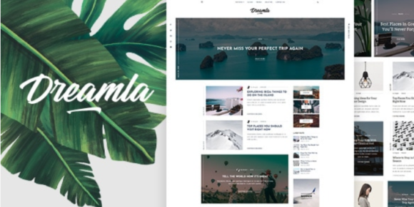 Dreamla - Clean WordPress Blog Theme