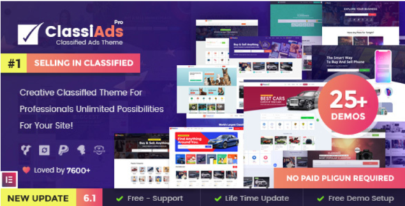 Classiads - Classified Ads WordPress Theme
