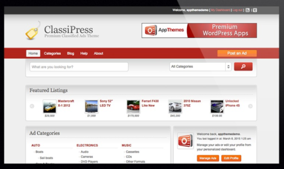 ClassiPress WordPress Theme
