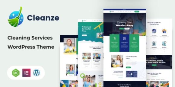 Cleanze - Cleaning Service WordPress Theme