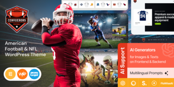 Conquerors | American Football & NFL WordPress Theme