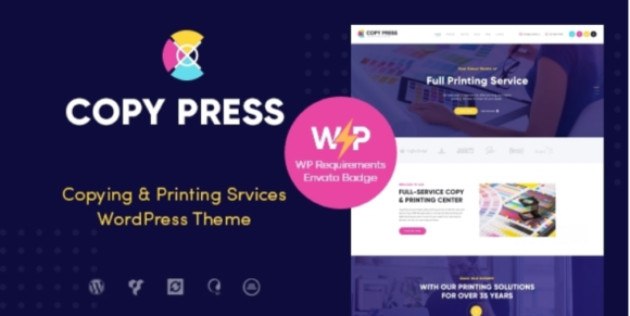 CopyPress | Type Design & Printing Services WordPress Theme
