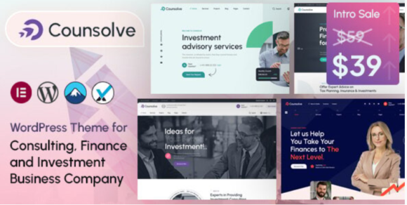 Counsolve - Consulting & Investments WordPress Theme