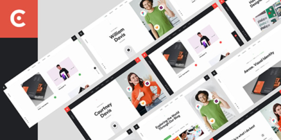Courtney - Personal Portfolio Resume Theme