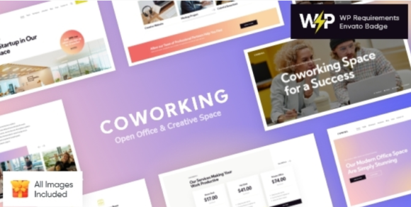 Coworking - Open Office & Creative Space WordPress Theme