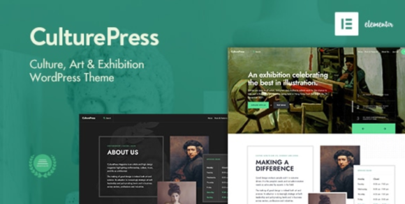 CulturePress - Art & Culture WordPress Theme