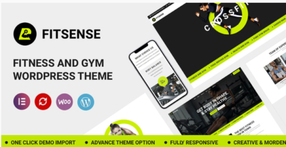 Fitsense - Gym and Fitness WordPress Theme