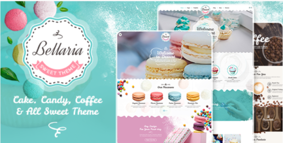 Bellaria - a Delicious Cakes and Bakery WordPress Theme