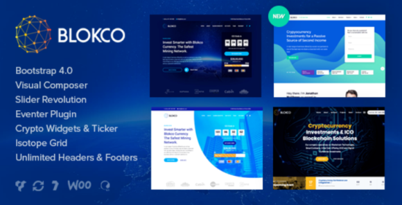 Blokco - Cryptocurrency WordPress Theme