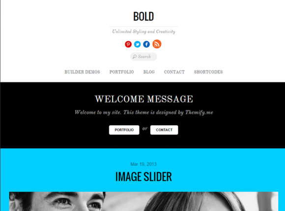 Bold WordPress Theme