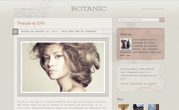 Botanic WordPress Theme