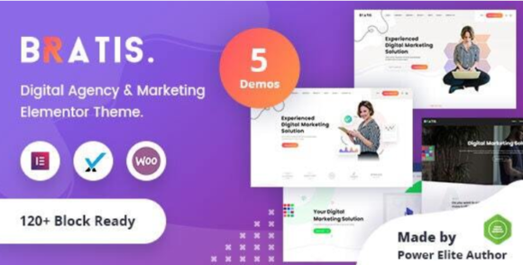 Bratis - Digital Marketing WordPress Theme