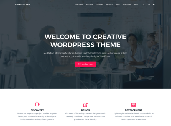 Business Pro – WordPress Theme