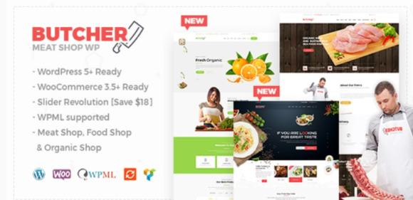 Butcher - Meat Shop WooCommerce WordPress Theme
