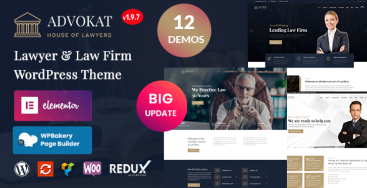 Advokat - Lawyer & Law Firm WordPress Theme