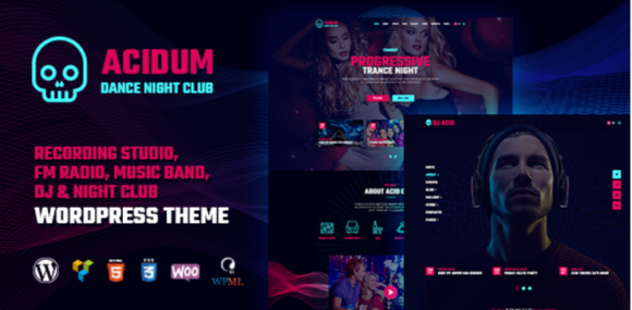 Acidum - Night Club and DJ WordPress Theme