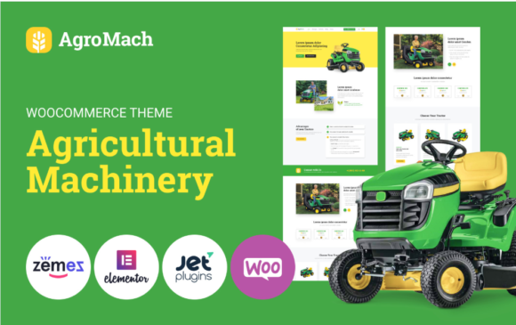 AgroMach – Agricultural Machinery with the Online Store WooCommerce Theme